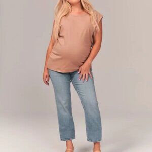 Abercrombie & Fitch Maternity Ankle Straight Jean